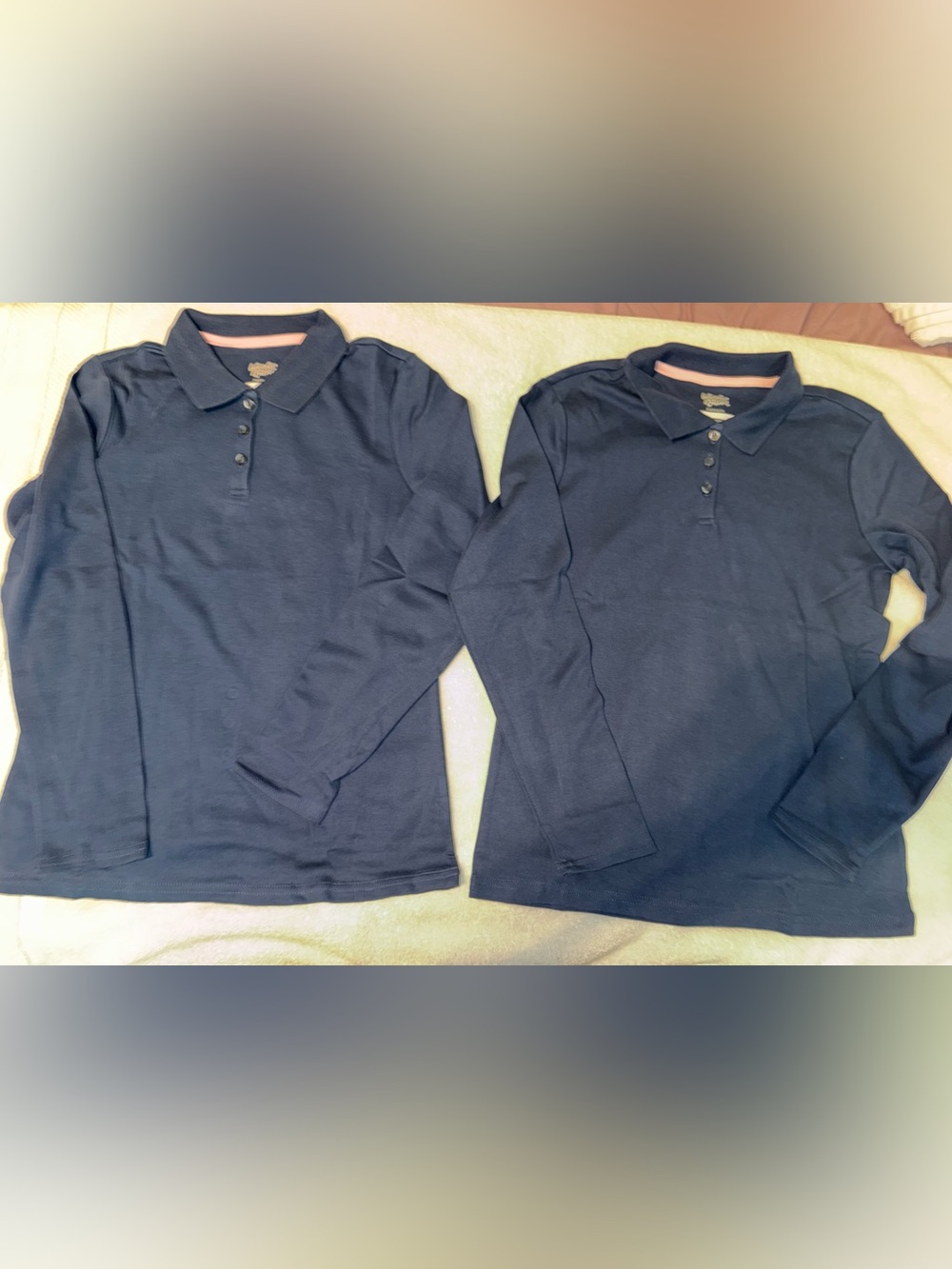 Girls polo shirts 2pk